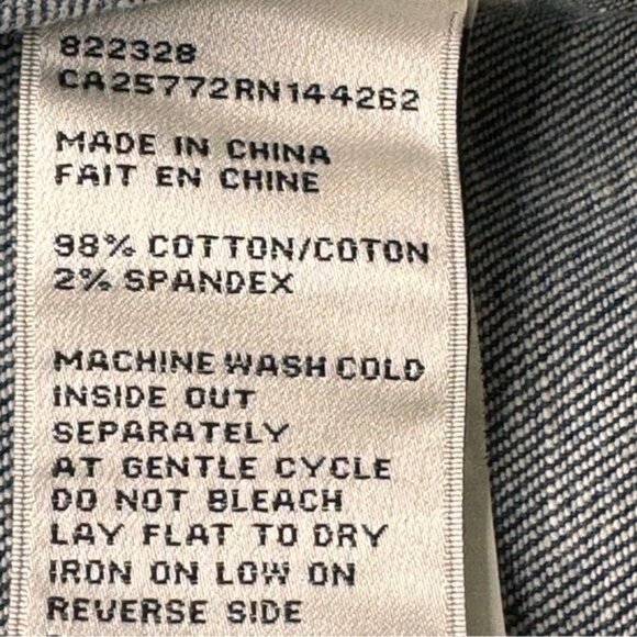 Dex Denim Long Sleeve Button Down Mini Dress Size XS - Picture 10 of 10